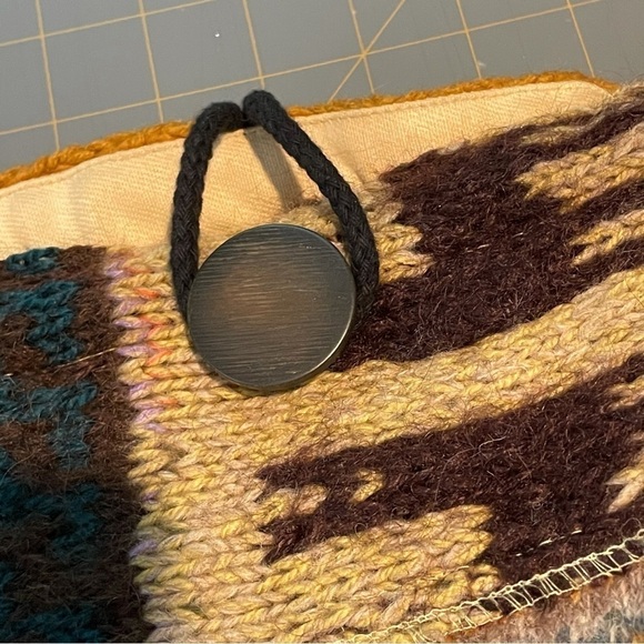 Boho Artistic Patchwork Sweater Bag – One-of-a-Kind Upcycled Susan Todd Tote - Picture 11 of 16